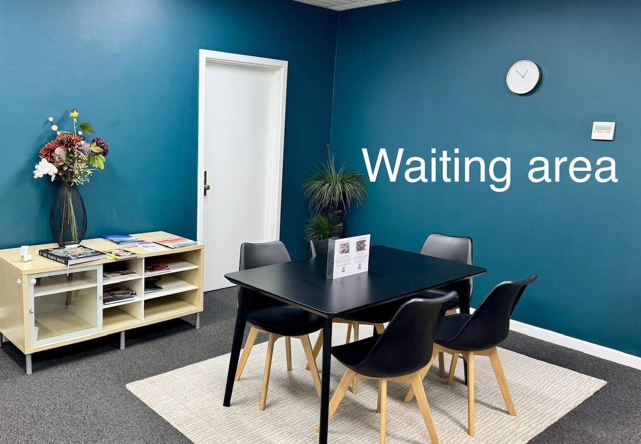 Holistic Speech Pathology - Practice Client Waiting Area